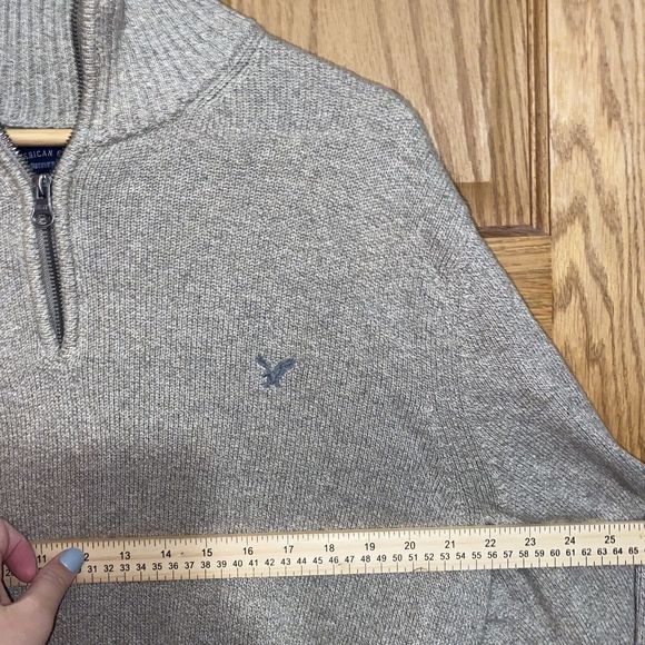 American Eagle Outfitters XLT Mock Neck Pullover Men’s Heavy Warm Sweater - Picture 5 of 7